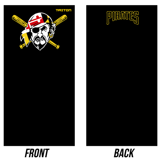 Olney Pirates Custom Throwback Baseball Jerseys - Triton Mockup Portal