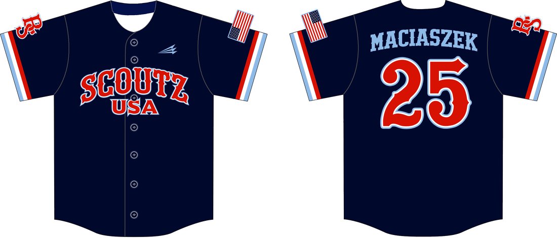 Download Scoutz USA Custom Baseball Jerseys - Triton Mockup Portal