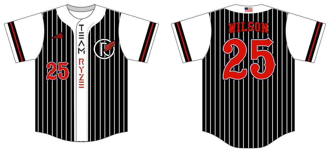 Delta Black Pinstripe Baseball Jersey in 2023