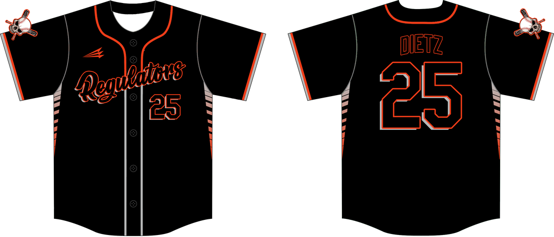 Rawlings Tigers Custom Traditional Baseball Jerseys - Triton Mockup Portal