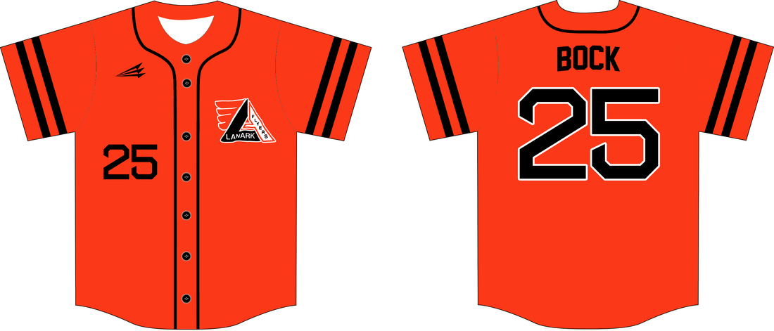 LA Flyers Custom Traditional Baseball Jerseys - Triton Mockup Portal