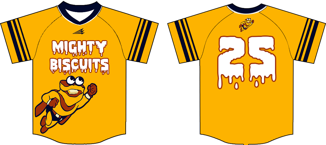 Official Montgomery Biscuits baseball MLB mascot shirt, by Nemo Clothing