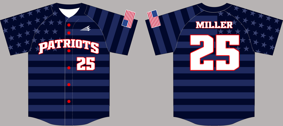 Download Patriots Select Custom Patriotic Baseball Jerseys - Triton ...