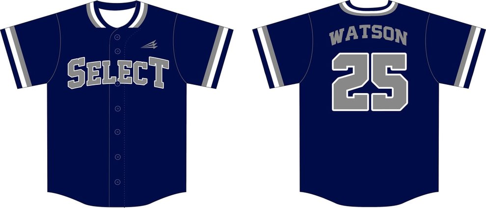 Steel City Select Custom Baseball Jerseys - Triton Mockup Portal