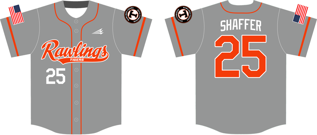 Rawlings Tigers Custom Traditional Baseball Jerseys - Triton