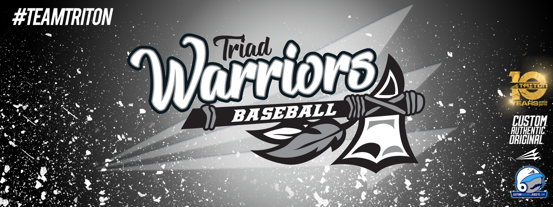 Triad Warriors Custom Camo Baseball Jersey - Triton Mockup Portal